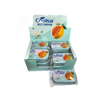 Конфета арт. 863750/863620 Драже мятное без сахара "Жасмин и помело" 16 г 12 шт. в кор.,#