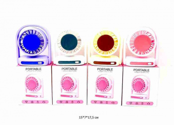 Вентилятор арт. ZB153 Мини настольный цвета микс в кор._/96 шт./ Вентилятор арт. ZB153 Мини настольный цвета микс в кор._/96 шт./