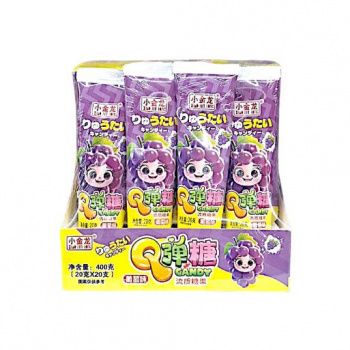 Конфета арт. 404120-3 Жидкая "Зубная паста" "Виноград" 20 г 20 шт. в кор.'