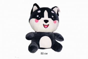 им Собака арт. 81025-16-50 Черно-белая 50 см в пак.) им Собака арт. 81025-16-50 Черно-белая 50 см в пак.)