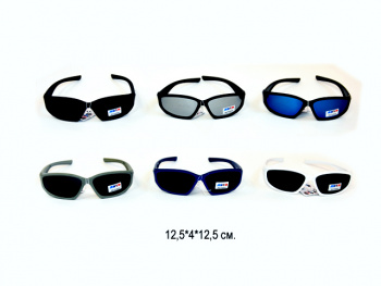 Очки солнцезащ. арт. 1043 цвета микс в пак. (24 шт.) Очки солнцезащ. арт. 1043 цвета микс в пак. (24 шт.)