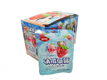 Конфета арт. 944049/944001 Жевательная "Ледяная клубника" 23 г 20 шт. в кор.'#/,