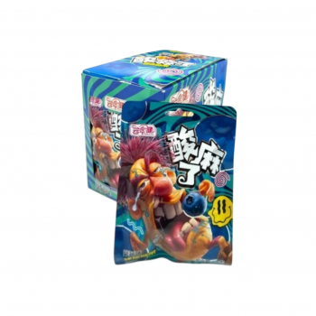 Конфета арт. 990221-3 Суперкислая "Черника" 22 г 20 шт. в кор.,