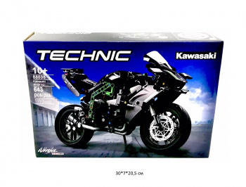 Конструктор арт. EZ88035 Мотоцикл 643 дет. в кор._