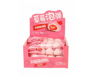 Маршмеллоу арт. 260924/260900 С начинкой "Клубника" 22 г 20 шт. в кор.;*