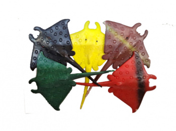 Игр. резин. арт. 26122 Скат Набор 10 шт. в пак.•