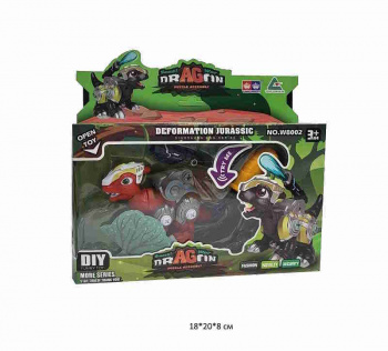 Конструктор арт. W8002 Боевой дракон с отверткой в кор.~ Конструктор арт. W8002 Боевой дракон с отверткой в кор.~