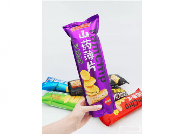 Чипсы арт. 750156-5 Ямсовые Вкус острый 90 г фиолетовый пакет 10 шт. упаковка*#