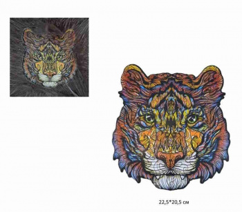 Деревянная игрушка арт. 555 Пазл "Тигр" в пленке~