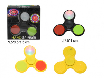 Спиннер арт. 558-3 Свет в черной кор. (24шт./бл.12)_