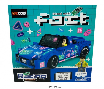 Конструктор арт. 28005 Автомобиль 306 дет. в кор.• Конструктор арт. 28005 Автомобиль 306 дет. в кор.•