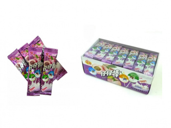 Конфета арт. 002138-8 Карамель на палочке "Персик со сливками" 320 г в фиолетовой кор.'*