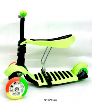 Самокат арт. 4109A 3-х колесный цвета микс_ Самокат арт. 4109A 3-х колесный цвета микс_