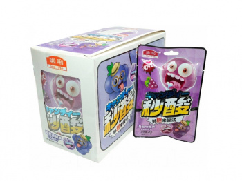 Конфета арт. 851463/851418-4 "Виноград" кислая 24 г 20 шт. упаковка#,'