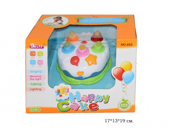 Торт арт. 602 Музыкальный на бат. в кор._ Торт арт. 602 Музыкальный на бат. в кор._