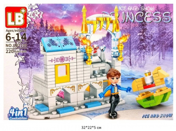 Конструктор арт. LB2101-D Для девочек 220 дет. в кор.•