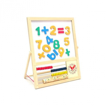 Деревянная игрушка арт. 93-17 Доска магнит. "Пиши-стирай" со счетами в пленке_