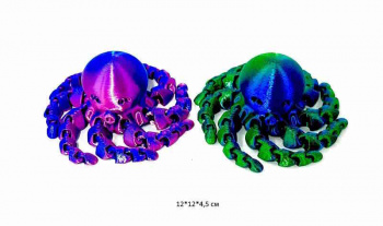 Фигурка 3Д арт. LK3499-3D Осьминог цвета микс подвижная в пак._ Фигурка 3Д арт. LK3499-3D Осьминог цвета микс подвижная в пак._