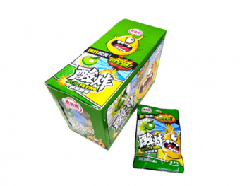 Конфета арт. 851470/851524-1 Кислая "Яблоко" 24 г 20 шт. в зеленой кор.'*