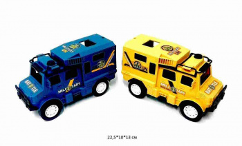 Машина инерц. арт. C304 Грузовик военный цвета микс 22,5*10*13 в пак._/120 шт./