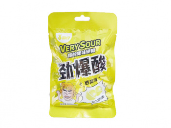 Конфета арт. 675863/674170 Суперкислая "Арбуз" 26 г 20 шт. в кор./