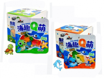 Мармелад арт. 501558 Морские фигурки ассорти фруктовый вкус 22 г в пак. 20 шт. в кор.*