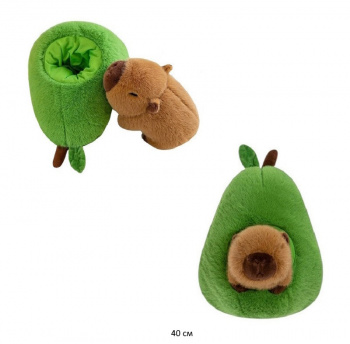 им Капибара арт. 240705-2/241130-7 В авокадо 40 см в пак.)