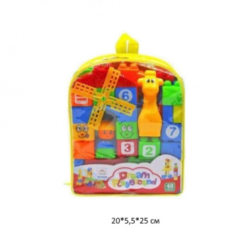 Конструктор арт. JX0006-805 Блоки "Ферма" в прозр. рюкзаке Конструктор арт. JX0006-805 Блоки "Ферма" в прозр. рюкзаке