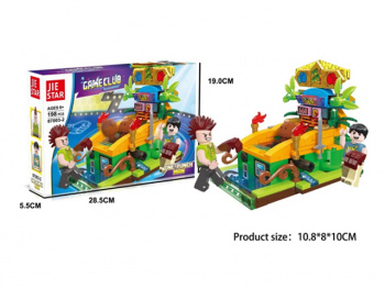 Конструктор арт. 87003-2 Игровой клуб Ванпанчмен 198 дет. в кор.•