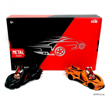 Модель металл. арт. B2438 Суперкар свет, звук (6 шт.) шоубокс_ Модель металл. арт. B2438 Суперкар свет, звук (6 шт.) шоубокс_