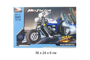 Конструктор арт. 3802 Мотоцикл 284 дет. в кор.•_/60 шт./ Конструктор арт. 3802 Мотоцикл 284 дет. в кор.•_/60 шт./