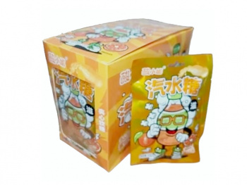 Мармелад арт. 950932/950925-3 Кислый "Апельсин" 24 г 20 шт. в оранжевой кор.*