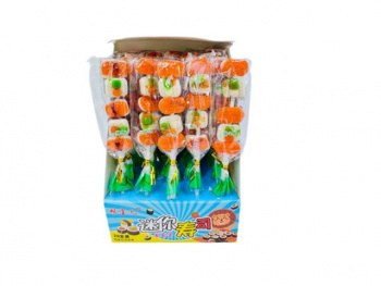 Мармелад арт. 800227-3 "Суши" фигурки на палочке 20 шт. в кор.#'*,