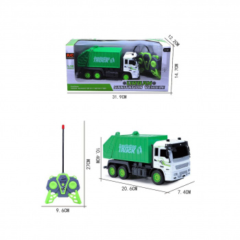 Мусоровоз на р/у арт. 838-787 Свет. в кор. 31,9*12,2*14,7 Мусоровоз на р/у арт. 838-787 Свет. в кор. 31,9*12,2*14,7