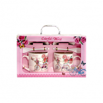Подарочный набор арт. 529-501 На двоих "Colorful World" 6 предметов в кор.