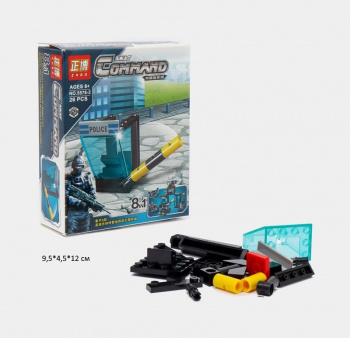 Конструктор арт. 5578-2 Полиция 26 дет. в кор.•