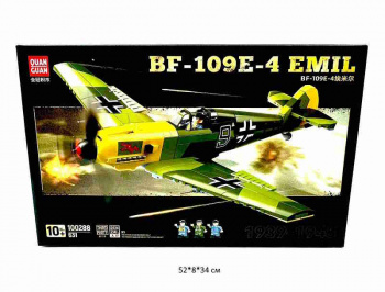 Конструктор арт. 100288 Военный самолет 631 дет. в кор._ Конструктор арт. 100288 Военный самолет 631 дет. в кор._