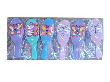 Расческа арт. 709801 Бабочка в ассортименте 1 шт в пак. (12 шт.) Расческа арт. 709801 Бабочка в ассортименте 1 шт в пак. (12 шт.)