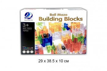 Конструктор арт. 7903 Блоки с шариками 72 дет. в кор._/18 шт./