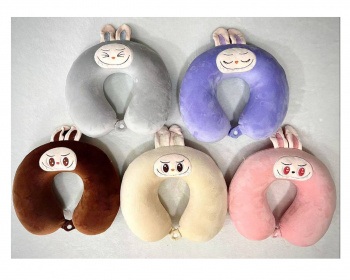 им Подушка на шею арт. Z0004 Зайка ассорти в пак.) им Подушка на шею арт. Z0004 Зайка ассорти в пак.)