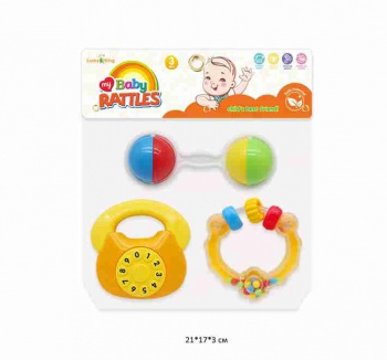 Погремушка арт. K225D355 Набор 3 шт. в пак. 21*17*3 Погремушка арт. K225D355 Набор 3 шт. в пак. 21*17*3