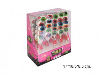 Мармелад арт. 301558 Монстрик-глазастик фигурки на палочке 20 шт. в кор.'