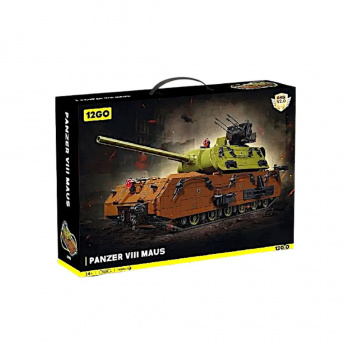 Конструктор арт. 98002 Немецкий сверхтяжёлый танк VIII Maus 3339 дет. в кор._