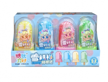 Конфета арт. 832686 Карамель эскимо вкусы микс 23 г 12 шт. в кор.'