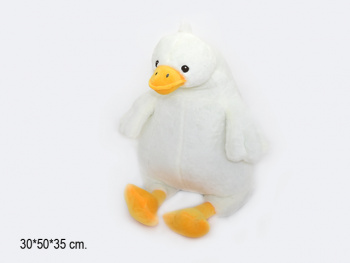 им Гусь арт. 230815-6/23730-1/241005-1 Белый сидит 50 см в пак.)