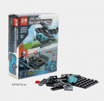 Конструктор арт. 5578-4 Полиция 29 дет. в кор.•